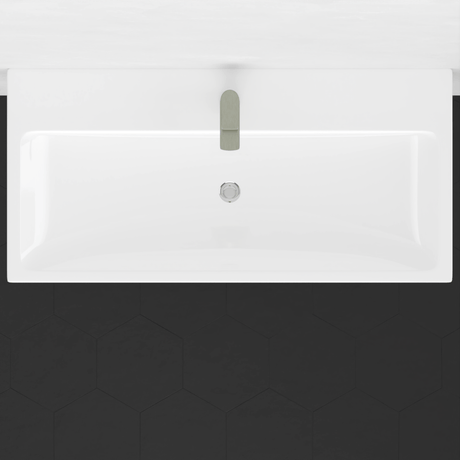 32" Zapa Fireclay Wall-Mount Bathroom Sink