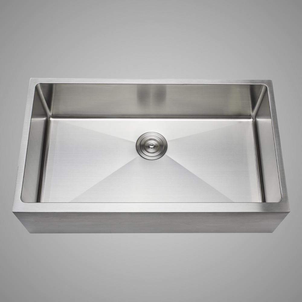 33" Athol Stainless Steel Single-Bowl Farmhouse Sink