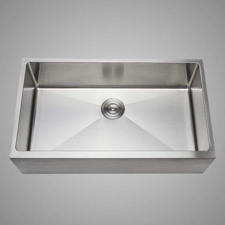 33" Athol Stainless Steel Single-Bowl Farmhouse Sink