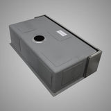 33" Athol Stainless Steel Single-Bowl Farmhouse Sink