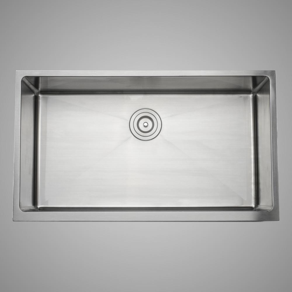 33" Athol Stainless Steel Single-Bowl Farmhouse Sink