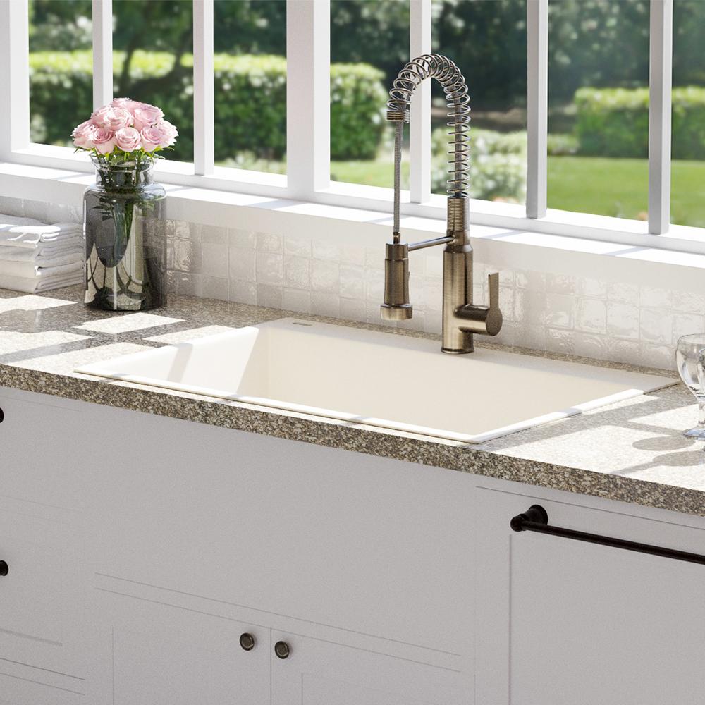 33" Blythe Granite Composite Sink - Beige