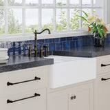 33" Colina Cast Iron Double-Bowl Farmhouse Sink