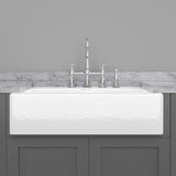 33" Colina Cast Iron Double-Bowl Farmhouse Sink