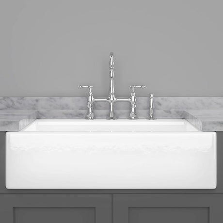 33" Dagny Cast Iron Single-Bowl Farmhouse Sink