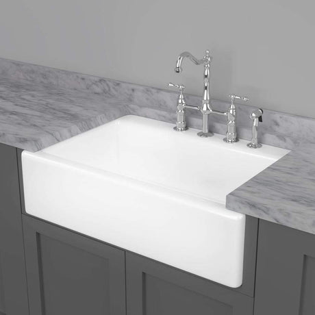 33" Dagny Cast Iron Single-Bowl Farmhouse Sink