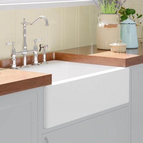 33" Dagny Cast Iron Single-Bowl Farmhouse Sink