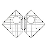 33" Daventry Stainless Steel Double-Bowl Corner Kitchen Sink