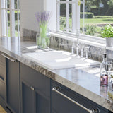 33" Della Cast Iron Double-Bowl Drop-In Kitchen Sink