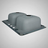 33" Farpesta Stainless Steel Double-Bowl Drop-In Sink