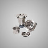 33" Milo Stainless Steel Double-Bowl Undermount Sink