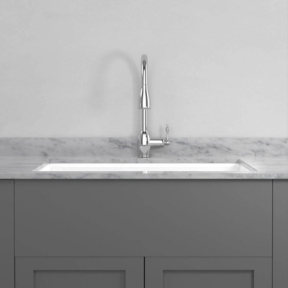 34" Popsey Fireclay Single-Bowl Undermount B-Grade Sink