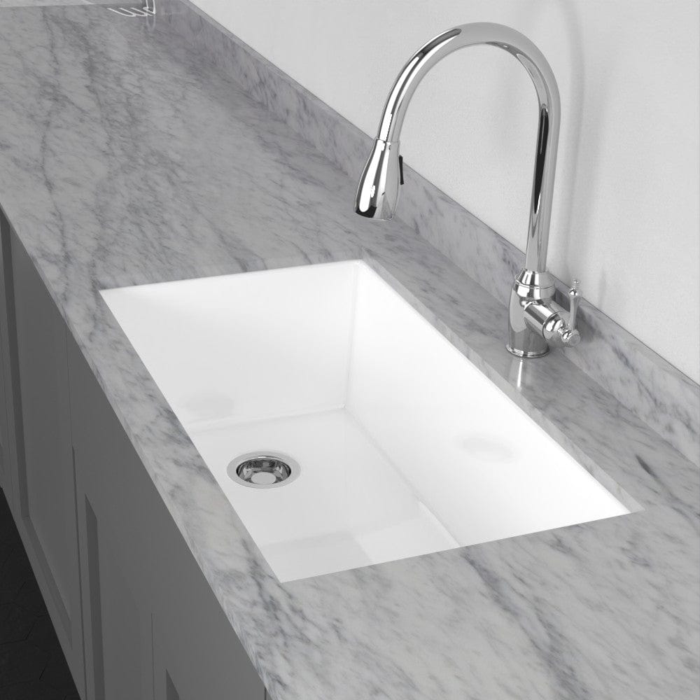 34" Popsey Fireclay Single-Bowl Undermount B-Grade Sink