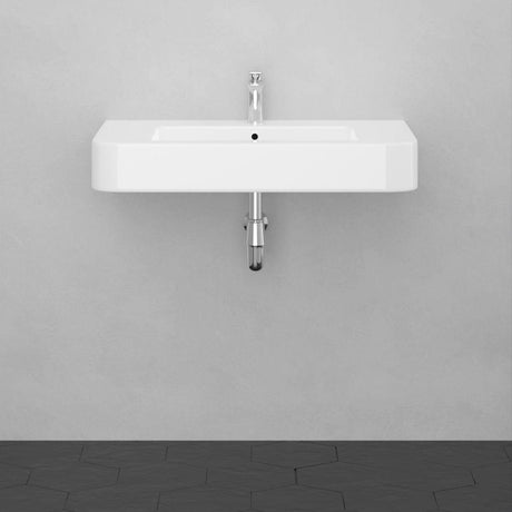 34" Vancher Fireclay Wall-Mount Bathroom Sink