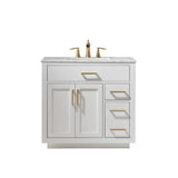 36" Langley Vanity for Rectangular Undermount Sink