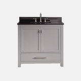 36" Noxon Vanity for Rectangular Undermount Sink - Chilled Gray