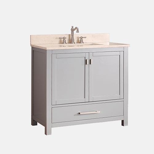 36" Noxon Vanity for Rectangular Undermount Sink - Chilled Gray