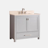 36" Noxon Vanity for Rectangular Undermount Sink - Chilled Gray