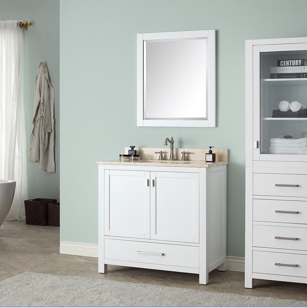 36" Noxon Vanity for Rectangular Undermount Sink - White