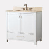 36" Noxon Vanity for Rectangular Undermount Sink - White
