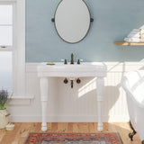 36" Oceana Vitreous China Console Sink