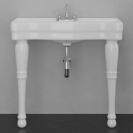 36" Oceana Vitreous China Console Sink