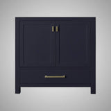 36" Romani Vanity Cabinet for Rectangular Undermount Sink - Navy Blue