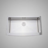 36" Shoreham Stainless Steel Single-Bowl Farmhouse Sink - Arched Apron