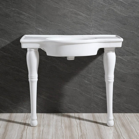 38” Nedi Vitreous China Console Sink