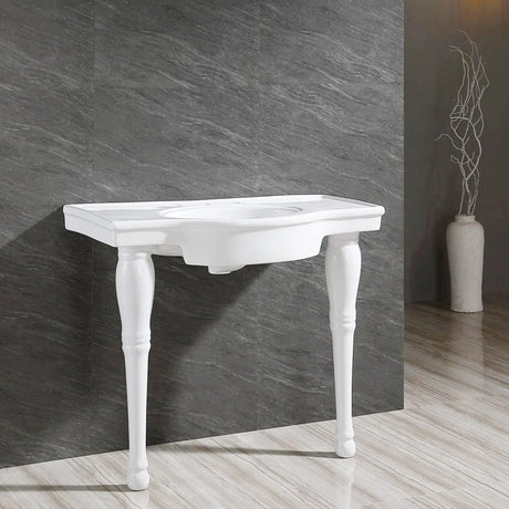 38” Nedi Vitreous China Console Sink