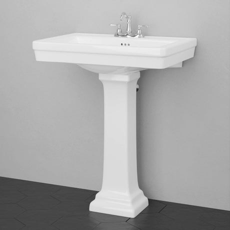 38" Tall Tifton 300 Vitreous China Pedestal Sink