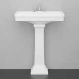 38" Tall Tifton 300 Vitreous China Pedestal Sink