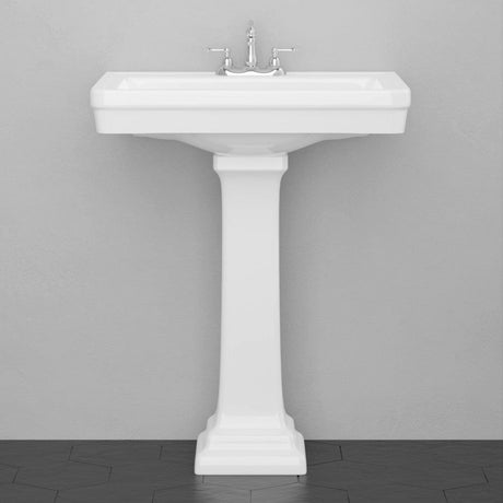 38" Tall Tifton 300 Vitreous China Pedestal Sink