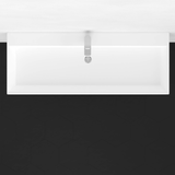 39" Beckley Vitreous China Console Bathroom Sink with Steel Stand