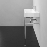 39" Ocate Vitreous China Console Bathroom Sink with Steel Stand