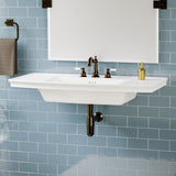 40" Walper Fireclay Wall-Mount Bathroom Sink