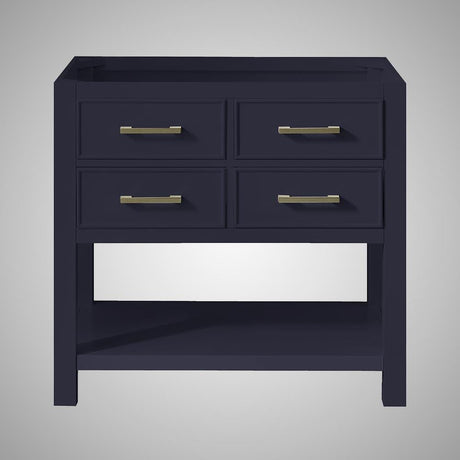 42" Maurizio Vanity Cabinet for Oval Undermount Sink - Navy Blue