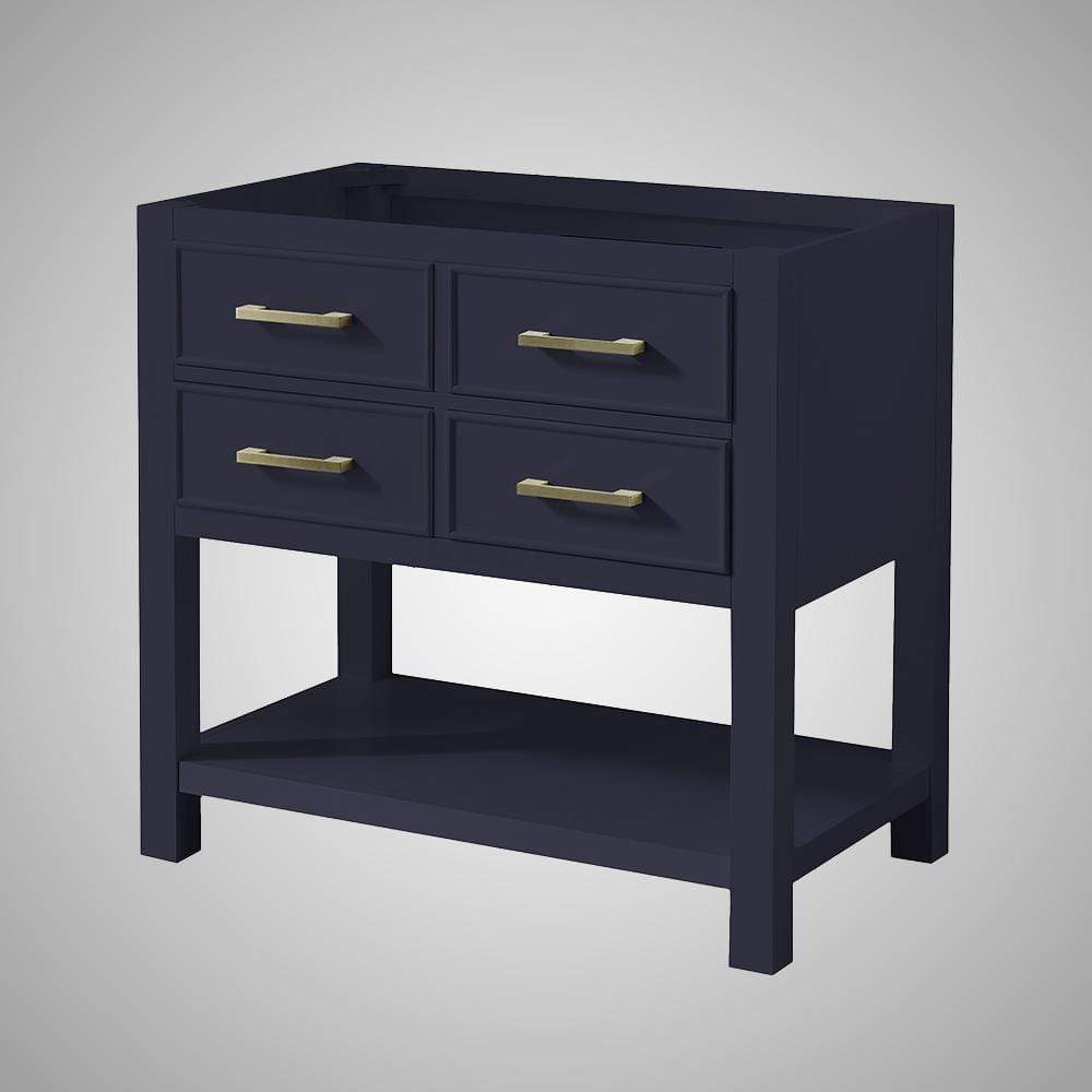 42" Maurizio Vanity Cabinet for Oval Undermount Sink - Navy Blue