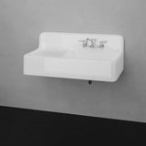 42" Sudbury Cast Iron Wall-Hung Kitchen Sink with Left Side Drainboard