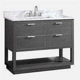 42" Tendoy Vanity Cabinet for Rectangular Undermount Sink - Twilight Gray