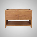 48" Avellino Vanity Cabinet for Rectangular Undermount Sink - Natural Teak
