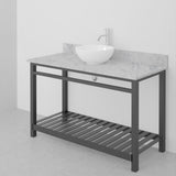 48" Bidley Steel Console with Towel Bar for Vessel Sink