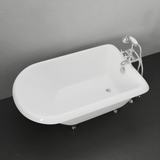 48" Hearne Cast Iron Roll-Top Clawfoot Tub