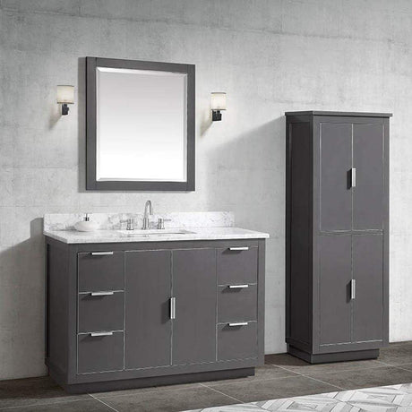48" Lucile Vanity Cabinet for Rectangular Undermount Sink - Twilight Gray