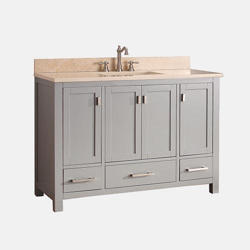 48" Noxon Vanity for Rectangular Undermount Sink - Chilled Gray