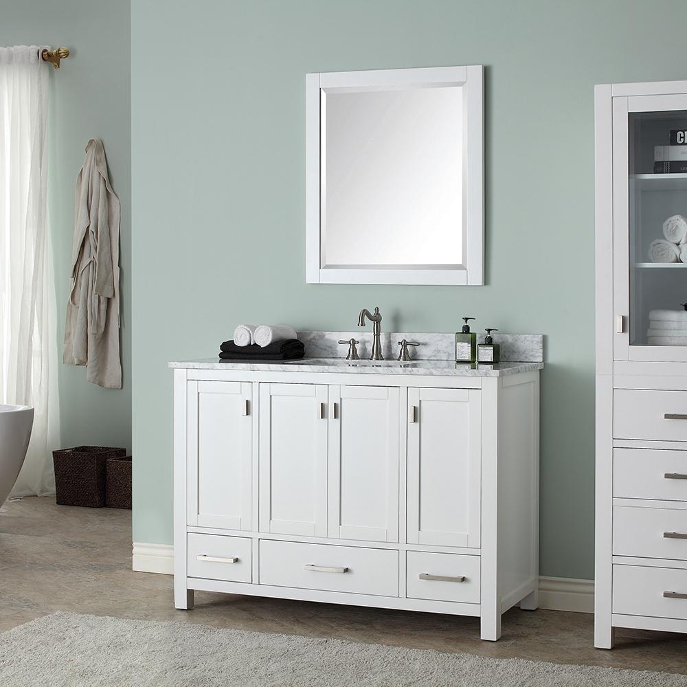 48" Noxon Vanity for Rectangular Undermount Sink - White