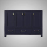 48" Romani Vanity Cabinet for Rectangular Undermount Sink - Navy Blue