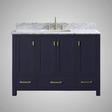 48" Romani Vanity Cabinet for Rectangular Undermount Sink - Navy Blue