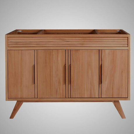 48" Taima Teak Vanity Cabinet for Rectangular Undermount Sink