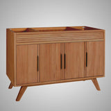 48" Taima Teak Vanity Cabinet for Rectangular Undermount Sink